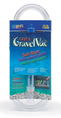 Lee's Aquarium & Pet Products Ultra GravelVac Stretch Self-Start Gravel Vacuum Cleaner